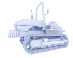 Mini crawler isolated on background. 3d rendering - illustration png