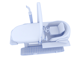 Mini crawler isolated on background. 3d rendering - illustration png