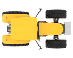 Big farming vehicle isolated on background. 3d rendering - illustration png