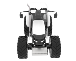 Big farming vehicle isolated on background. 3d rendering - illustration png