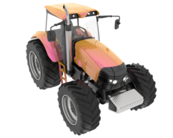 Big farming vehicle isolated on background. 3d rendering - illustration png