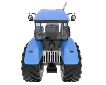 groß Landwirtschaft Fahrzeug isoliert auf Hintergrund. 3d Rendern - - Illustration png