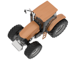 Big farming vehicle isolated on background. 3d rendering - illustration png