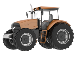 Big farming vehicle isolated on background. 3d rendering - illustration png