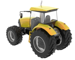 Big farming vehicle isolated on background. 3d rendering - illustration png