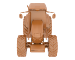 Big farming vehicle isolated on background. 3d rendering - illustration png