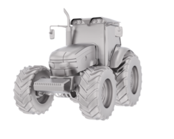 Big farming vehicle isolated on background. 3d rendering - illustration png