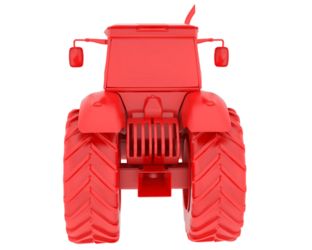 groß Landwirtschaft Fahrzeug isoliert auf Hintergrund. 3d Rendern - - Illustration png