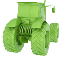 Big farming vehicle isolated on background. 3d rendering - illustration png