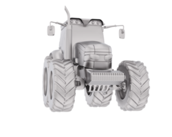 Big farming vehicle isolated on background. 3d rendering - illustration png