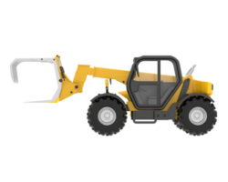Forest machine isolated on background. 3d rendering - illustration png