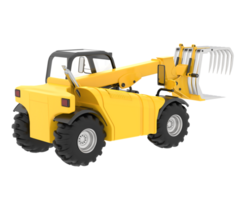 Forest machine isolated on background. 3d rendering - illustration png