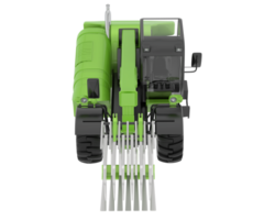 Forest machine isolated on background. 3d rendering - illustration png