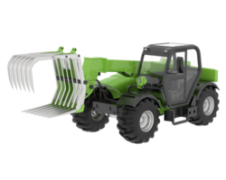Forest machine isolated on background. 3d rendering - illustration png