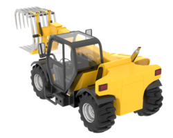 Forest machine isolated on background. 3d rendering - illustration png