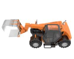 Forest machine isolated on background. 3d rendering - illustration png