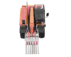 Forest machine isolated on background. 3d rendering - illustration png