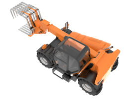 Forest machine isolated on background. 3d rendering - illustration png