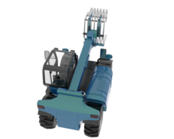 Forest machine isolated on background. 3d rendering - illustration png