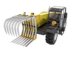 Forest machine isolated on background. 3d rendering - illustration png