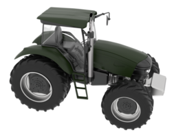 Big farming vehicle isolated on background. 3d rendering - illustration png