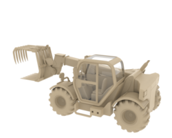 Forest machine isolated on background. 3d rendering - illustration png