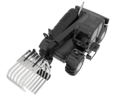 Wald Maschine isoliert auf Hintergrund. 3d Rendern - - Illustration png