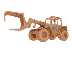 Forest machine isolated on background. 3d rendering - illustration png