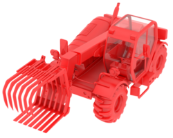 Forest machine isolated on background. 3d rendering - illustration png