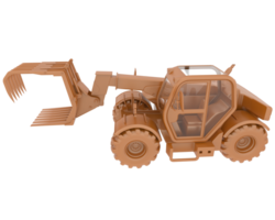 Forest machine isolated on background. 3d rendering - illustration png