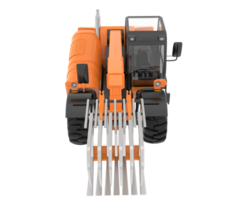 Forest machine isolated on background. 3d rendering - illustration png