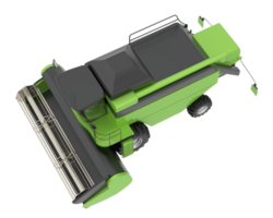 Harvester isolated on background. 3d rendering - illustration png