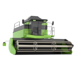 Harvester isolated on background. 3d rendering - illustration png