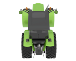 Big tractor isolated on background. 3d rendering - illustration png