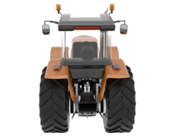 Big tractor isolated on background. 3d rendering - illustration png