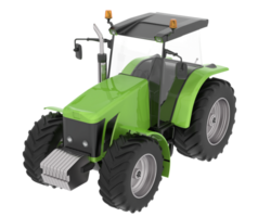 Big tractor isolated on background. 3d rendering - illustration png