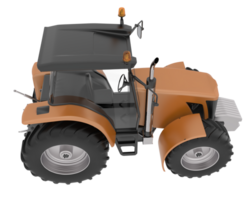 gros tracteur isolé sur Contexte. 3d le rendu - illustration png