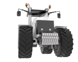 Big tractor isolated on background. 3d rendering - illustration png