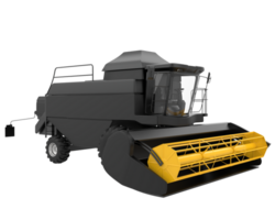 Harvester isolated on background. 3d rendering - illustration png
