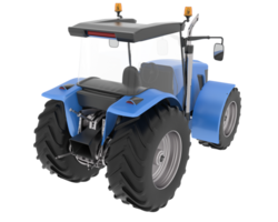 Big tractor isolated on background. 3d rendering - illustration png