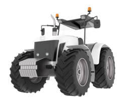 Big tractor isolated on background. 3d rendering - illustration png