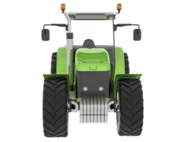 Big tractor isolated on background. 3d rendering - illustration png