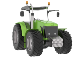 Big tractor isolated on background. 3d rendering - illustration png