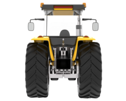 Big tractor isolated on background. 3d rendering - illustration png