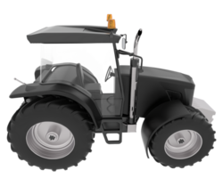 Big tractor isolated on background. 3d rendering - illustration png