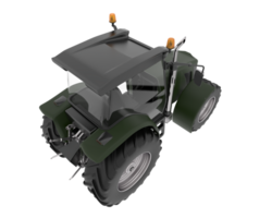 Big tractor isolated on background. 3d rendering - illustration png