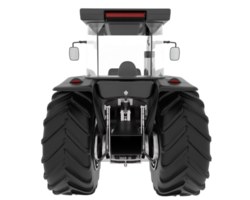 Big tractor isolated on background. 3d rendering - illustration png