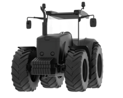 Big tractor isolated on background. 3d rendering - illustration png