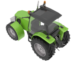 gros tracteur isolé sur Contexte. 3d le rendu - illustration png