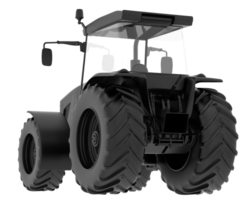 Big tractor isolated on background. 3d rendering - illustration png